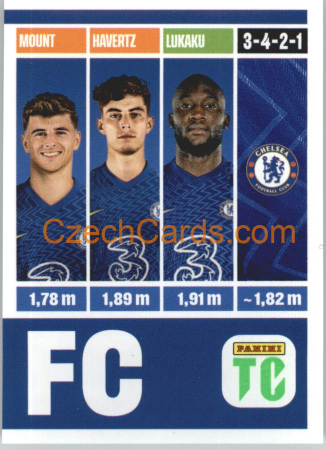 Team photo Chelsea 2022 Panini Top Class Sticker #20