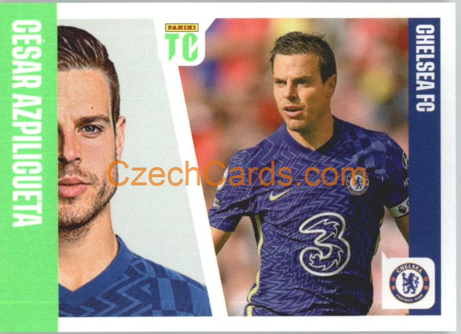 César Azpilicueta 2022 Panini Top Class Sticker #26