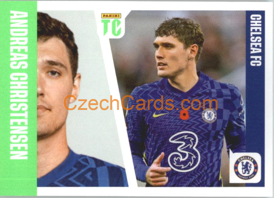 Andreas Christensen 2022 Panini Top Class Sticker #28
