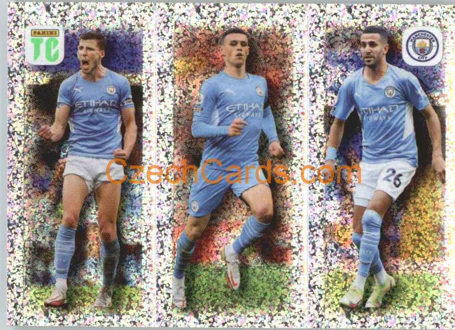 Rúben Dias / Foden / Mahrez 2022 Panini Top Class Sticker #72