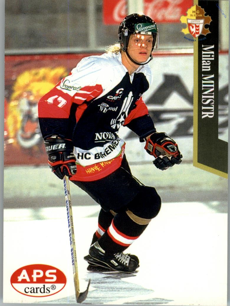 Milan Ministr APS 97/98 hokejová karta #121