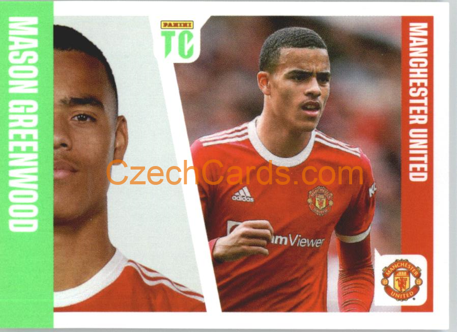 Mason Greenwood 2022 Panini Top Class Sticker #108