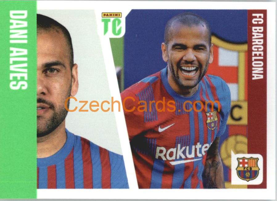 Dani Alves 2022 Panini Top Class Sticker #146