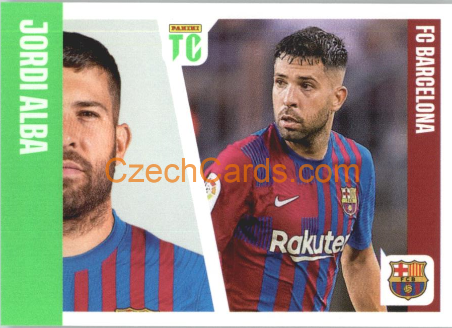 Jordi Alba 2022 Panini Top Class Sticker #151