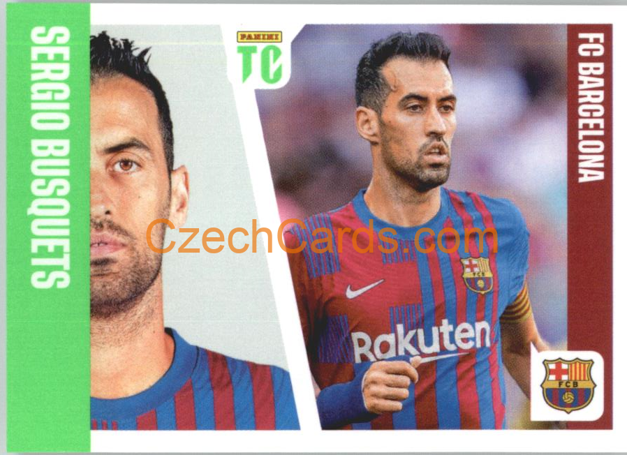 Sergio Busquets 2022 Panini Top Class Sticker #156