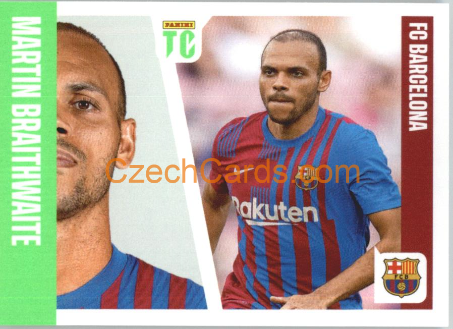 Martin Braithwaite 2022 Panini Top Class Sticker #157