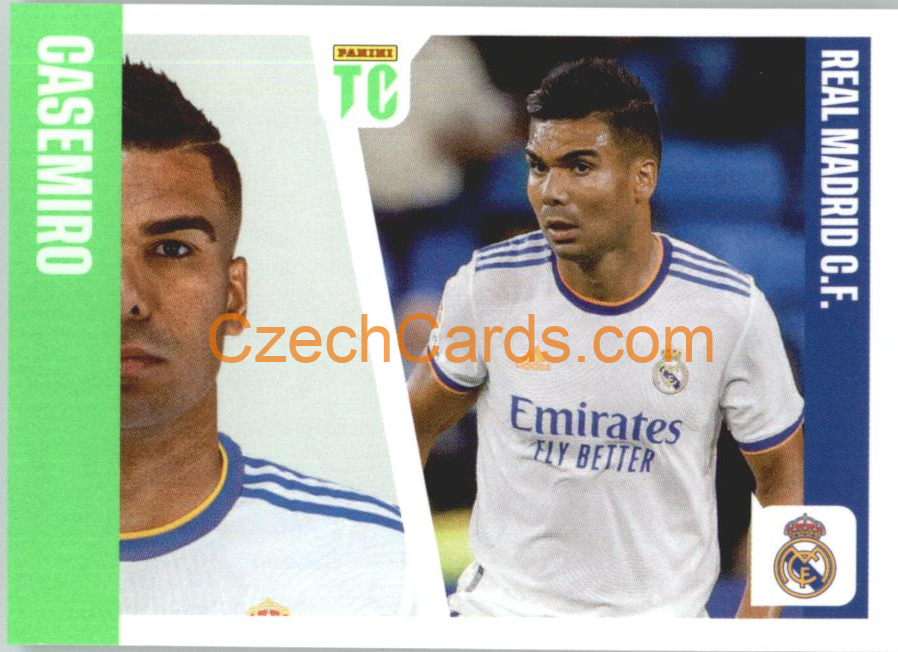 Casemiro 2022 Panini Top Class Sticker #177