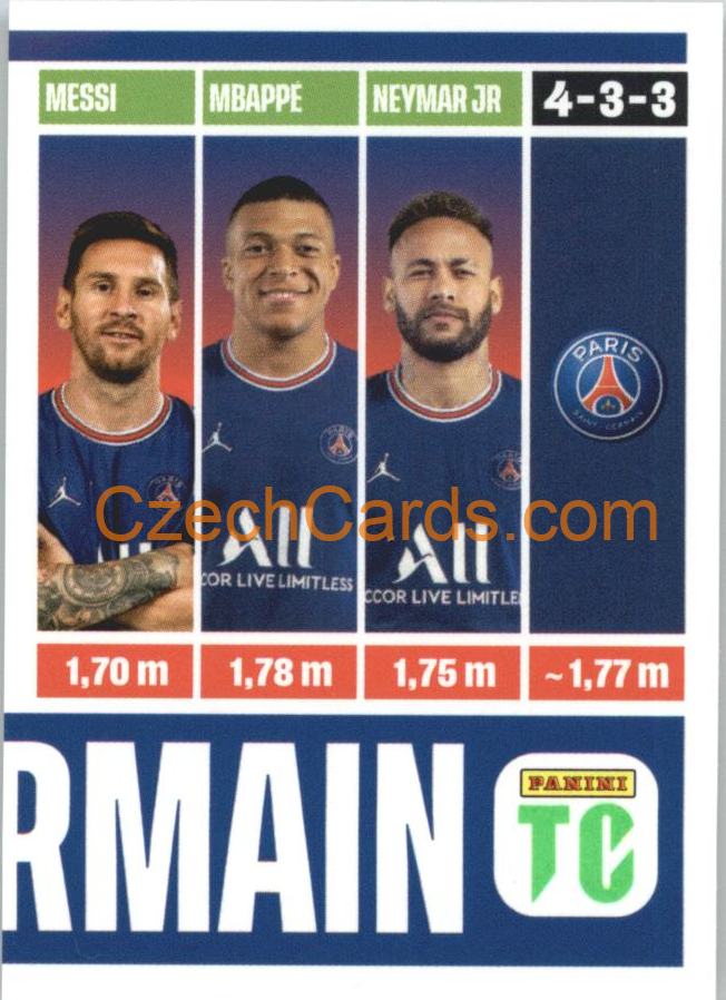 Paris Saint-Germain Team photo 2022 Panini Top Class Sticker #212