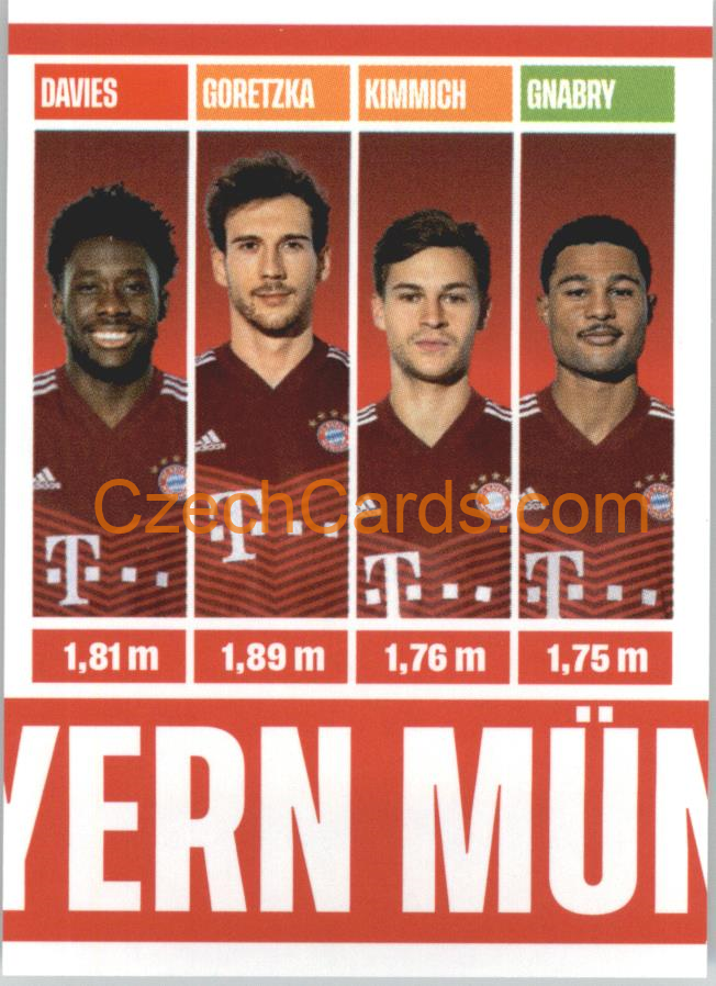 FC Bayern München Team Photo  2022 Panini Top Class Sticker #235