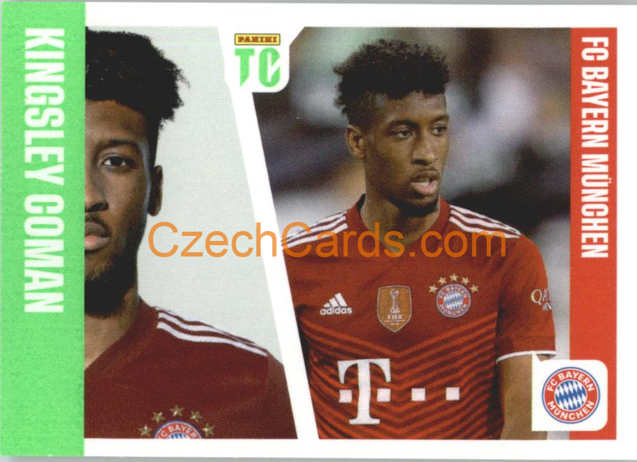 Kingsley Coman 2022 Panini Top Class Sticker #251