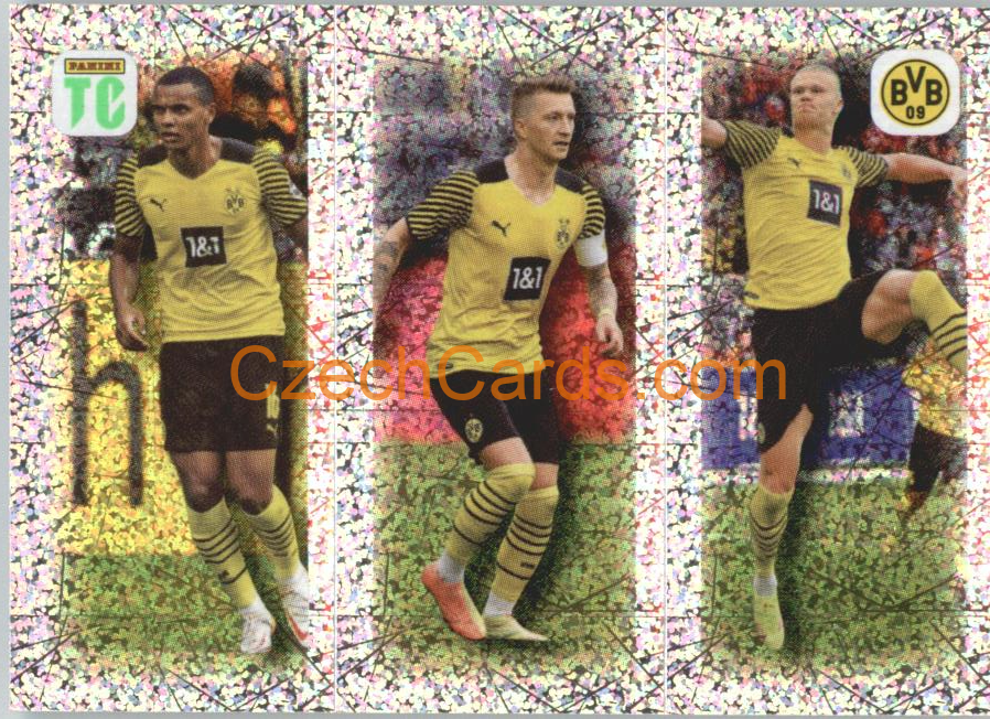 Akanji / Reus / Haaland 2022 Panini Top Class Sticker #264