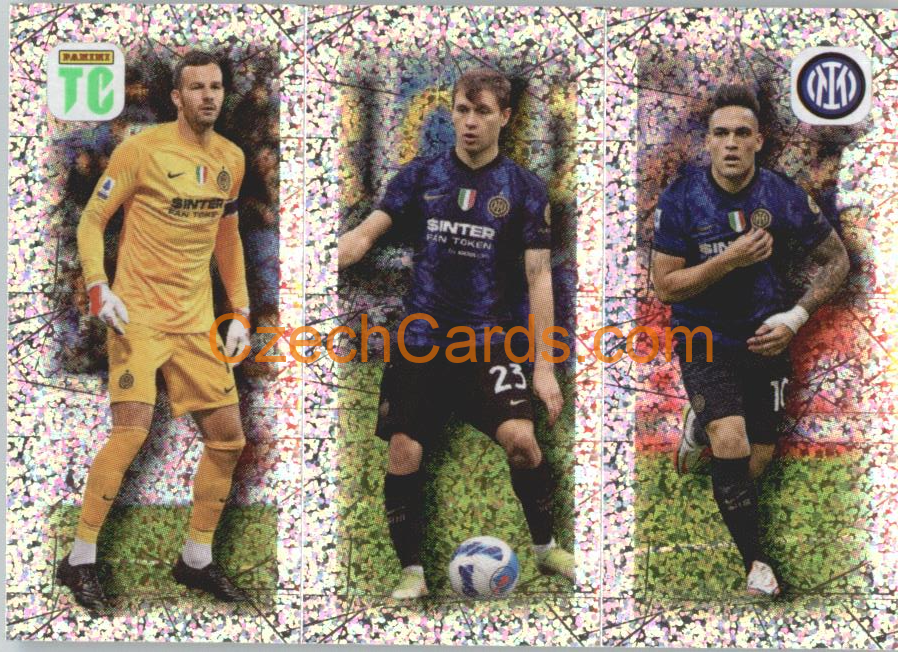 Handanović / Barella / Lautaro 2022 Panini Top Class Sticker #288