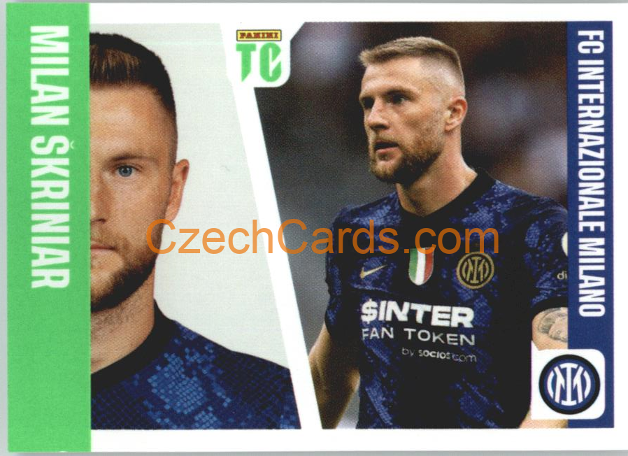 Milan Škriniar 2022 Panini Top Class Sticker #294