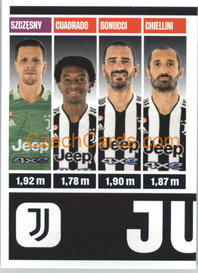 Juventus Team photo 2022 Panini Top Class Sticker #306