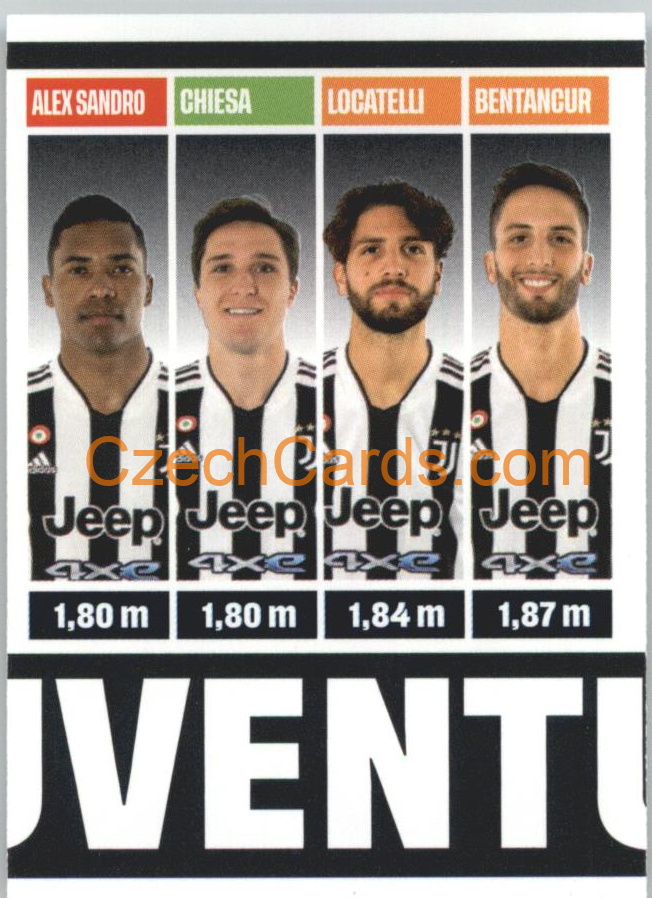Juventus Team photo 2022 Panini Top Class Sticker #307