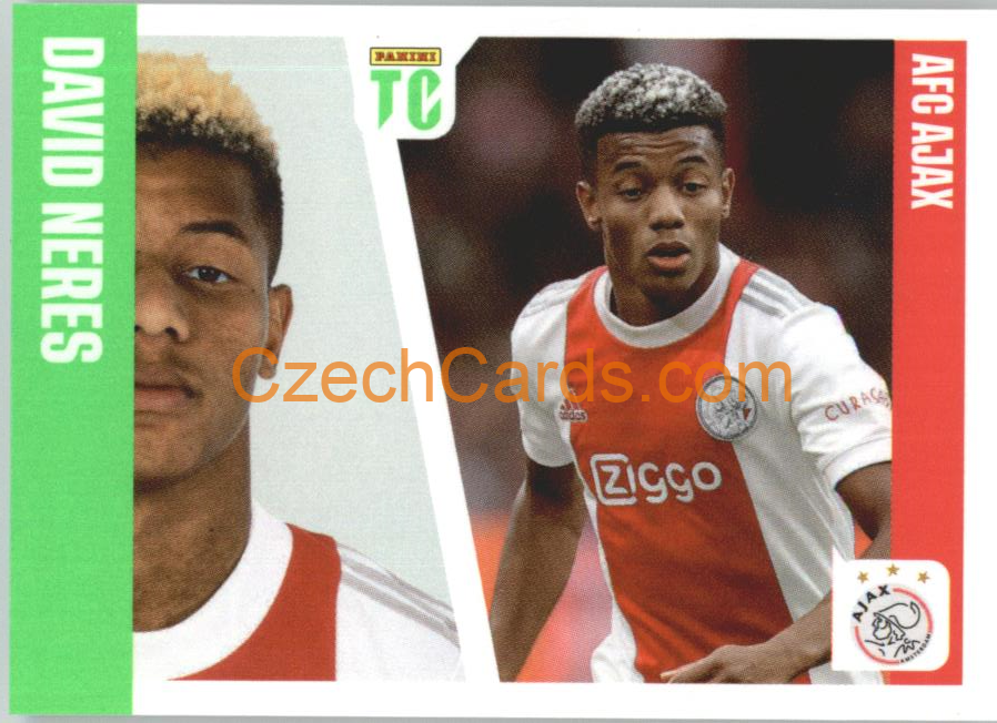 David Neres 2022 Panini Top Class Sticker #350