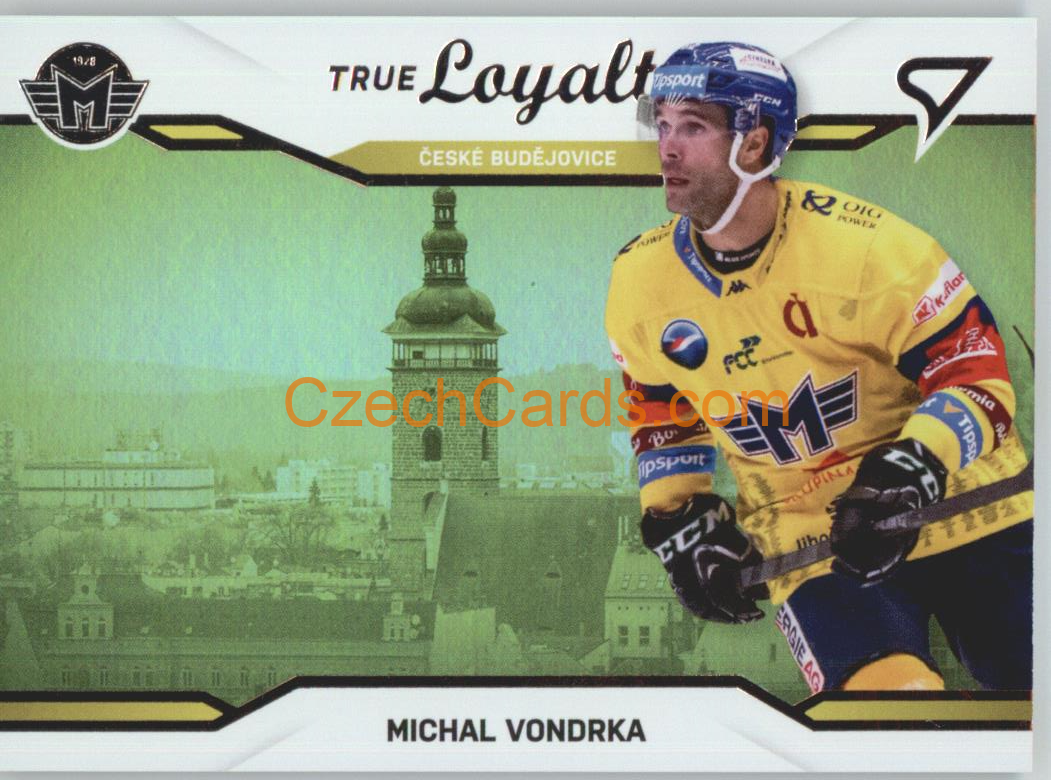 Michal Vondrka 2021/22 SportZoo Tipsport EHL True Loyalty #TL-34