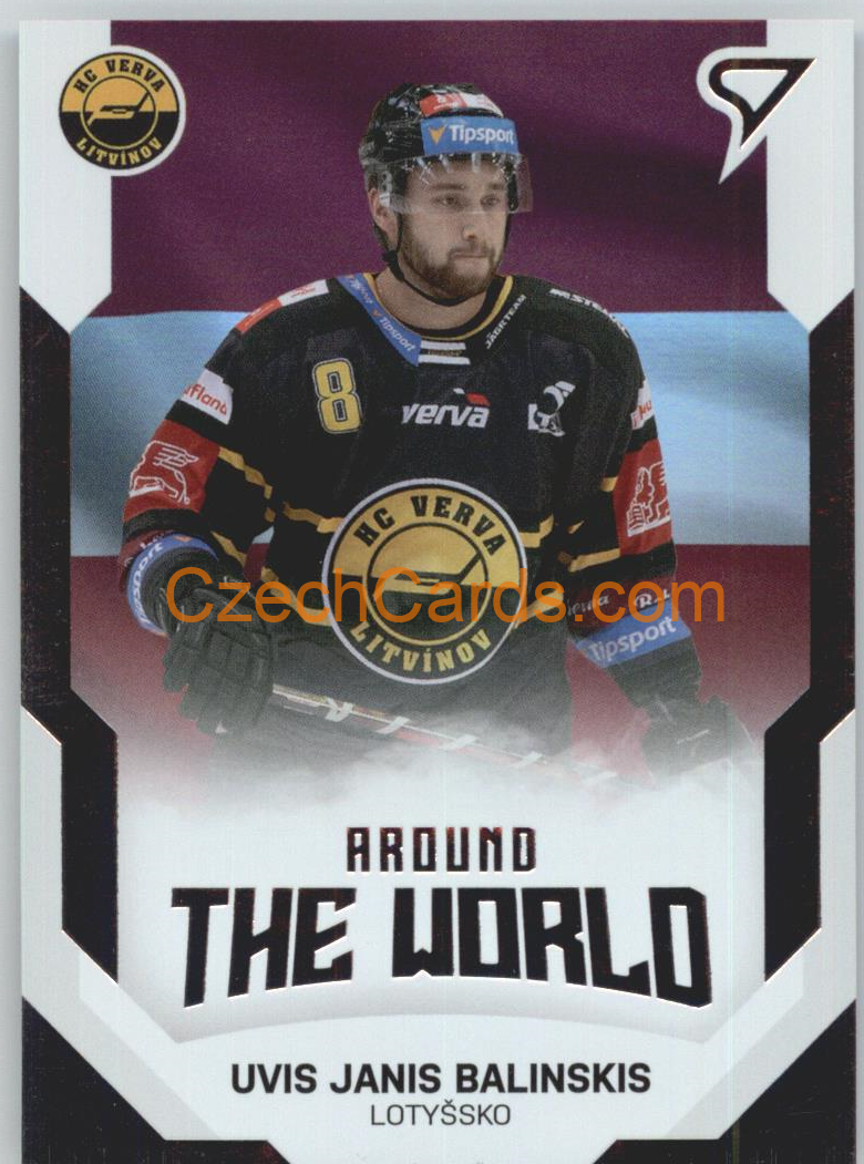Uvis Janis Balinskis 2021/22 SportZoo Tipsport EHL Around The World #ATW-27