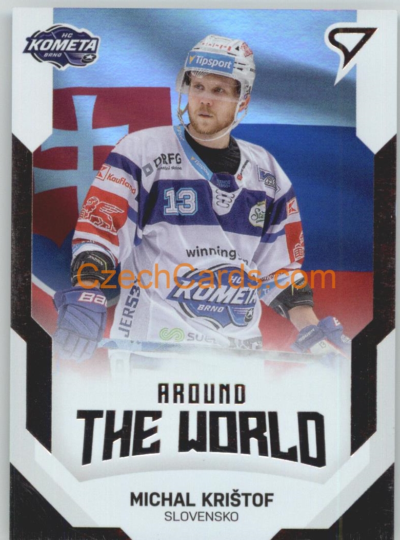 Michal Krištof 2021/22 SportZoo Tipsport EHL Around The World #ATW-54