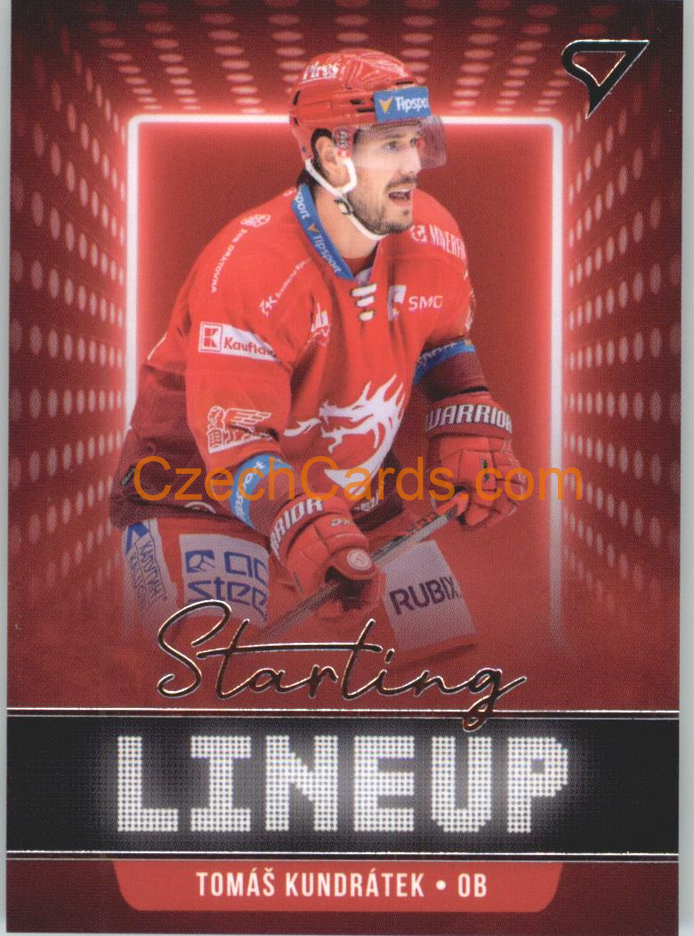 Tomáš Kundrátek 2021/22 SportZoo Tipsport EHL Starting LineUp #SLU-02