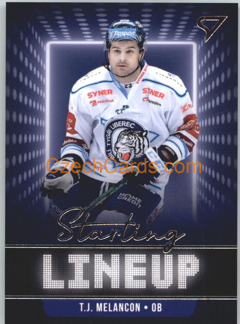 T.J. Melancon 2021/22 SportZoo Tipsport EHL Starting LineUp #SLU-08