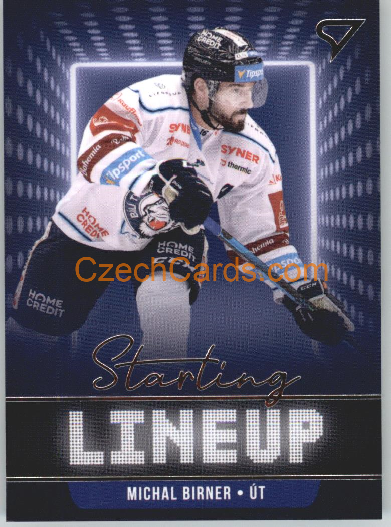 Michal Birner 2021/22 SportZoo Tipsport EHL Starting LineUp #SLU-12