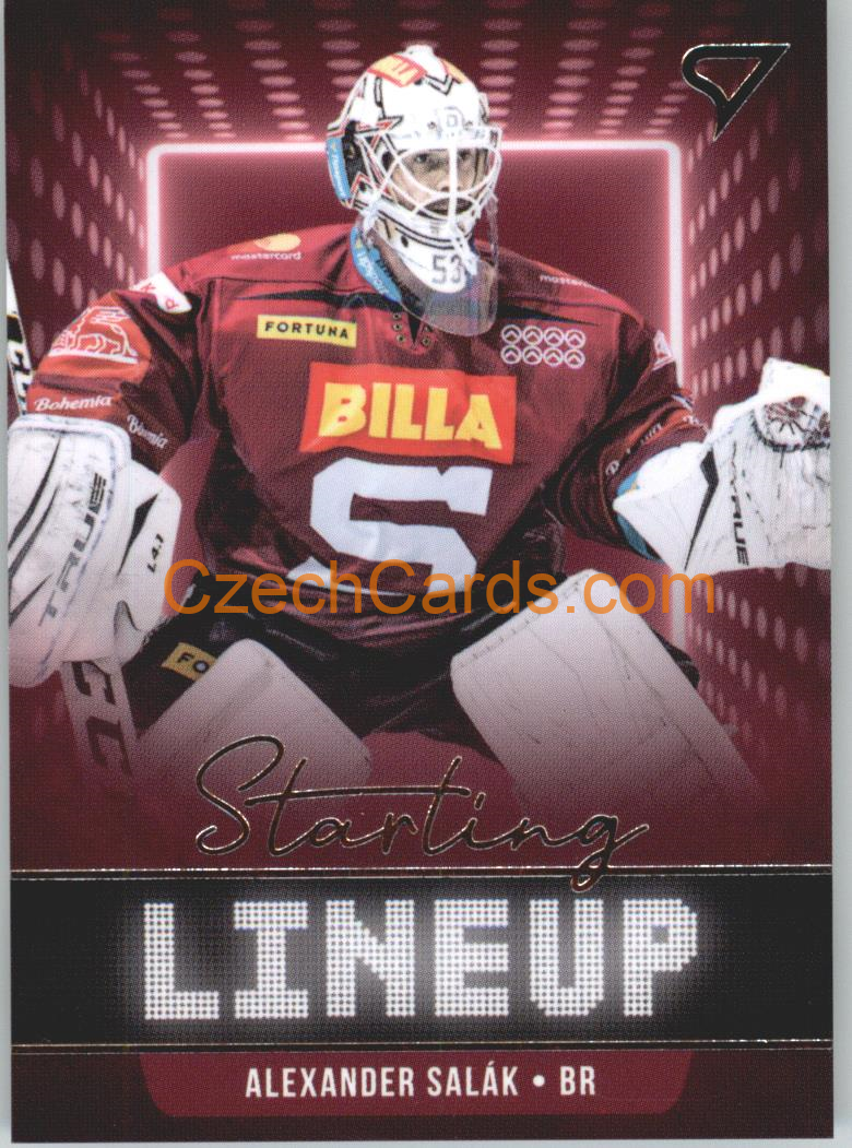 Alexandr Salák 2021/22 SportZoo Tipsport EHL Starting LineUp #SLU-13