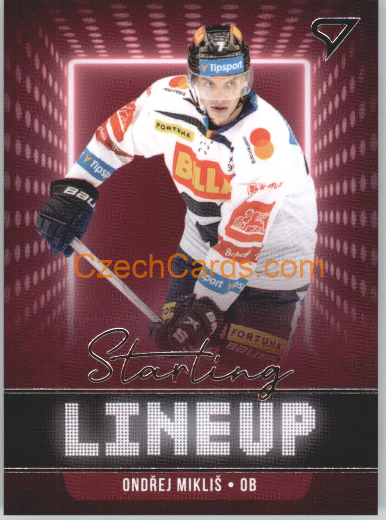 Ondřej Mikuš 2021/22 SportZoo Tipsport EHL Starting LineUp #SLU-15