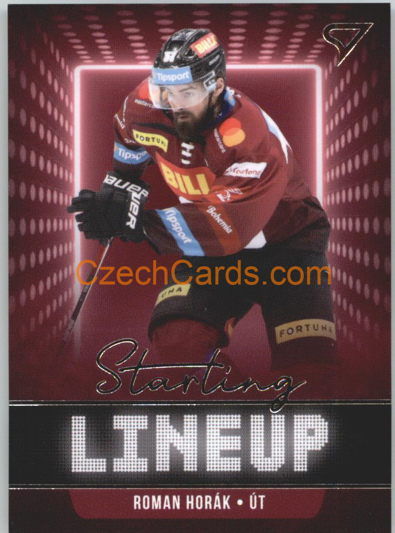 Roman Horák 2021/22 SportZoo Tipsport EHL Starting LineUp #SLU-17