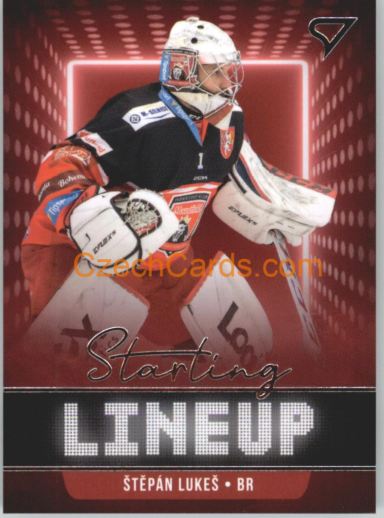 Štěpán Lukeš 2021/22 SportZoo Tipsport EHL Starting LineUp #SLU-25