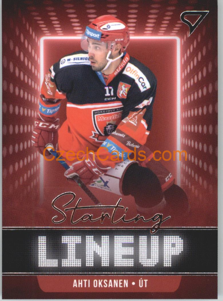 Anti Oksanen 2021/22 SportZoo Tipsport EHL Starting LineUp #SLU-28