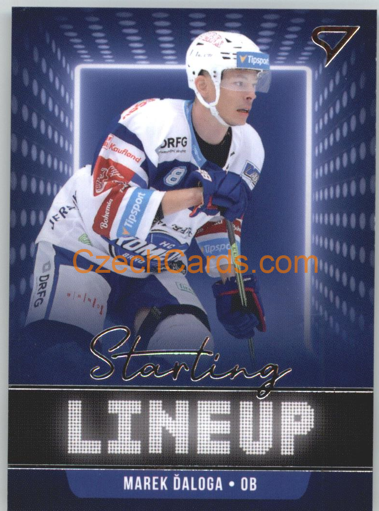 Marek Ďaloga 2021/22 SportZoo Tipsport EHL Starting LineUp #SLU-39