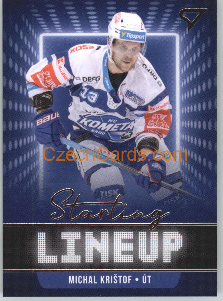 Michal Krištof 2021/22 SportZoo Tipsport EHL Starting LineUp #SLU-41