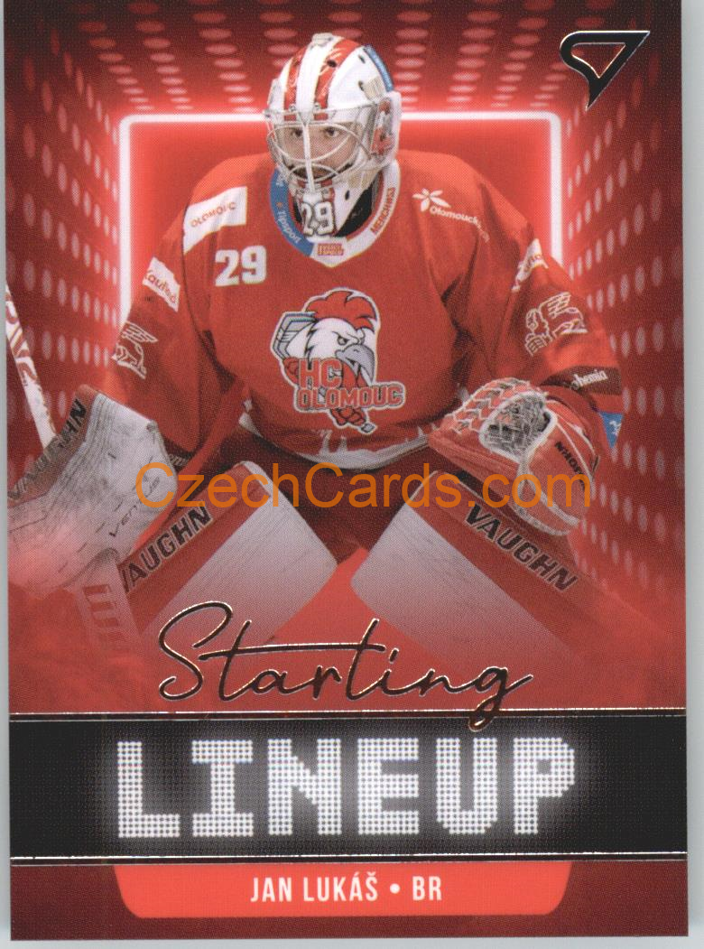 Jan Lukáš 2021/22 SportZoo Tipsport EHL Starting LineUp #SLU-43
