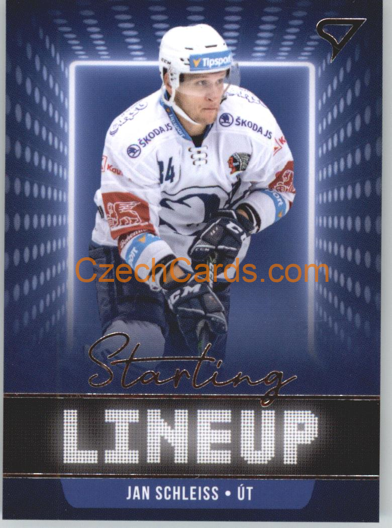 Jan Schleis 2021/22 SportZoo Tipsport EHL Starting LineUp #SLU-52