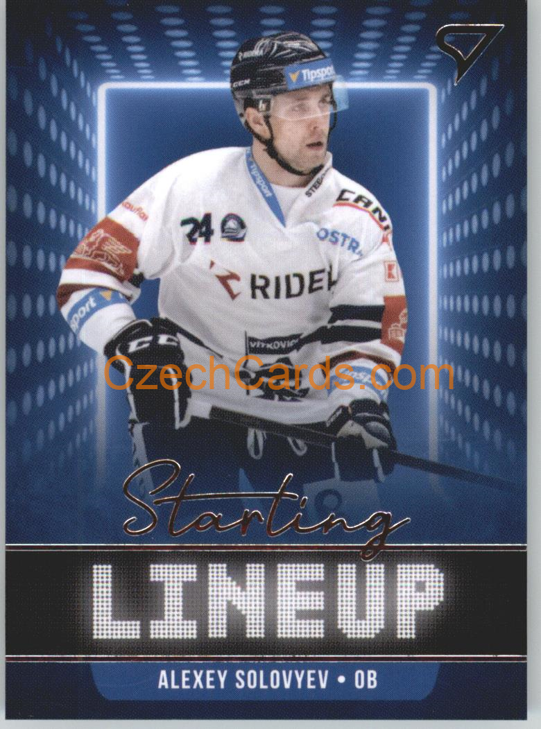 Alexey Solovyev 2021/22 SportZoo Tipsport EHL Starting LineUp #SLU-57