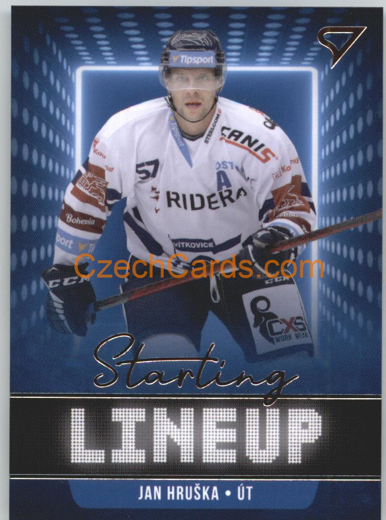 Jan Hruška 2021/22 SportZoo Tipsport EHL Starting LineUp #SLU-59