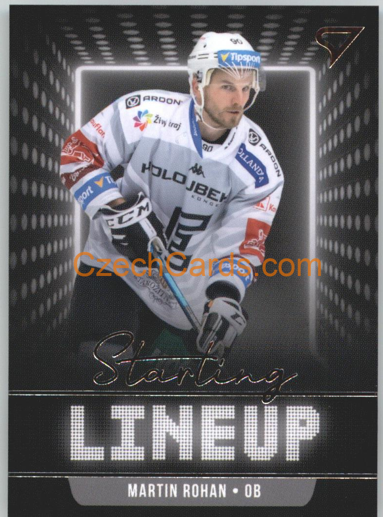 Martin Rohan 2021/22 SportZoo Tipsport EHL Starting LineUp #SLU-63