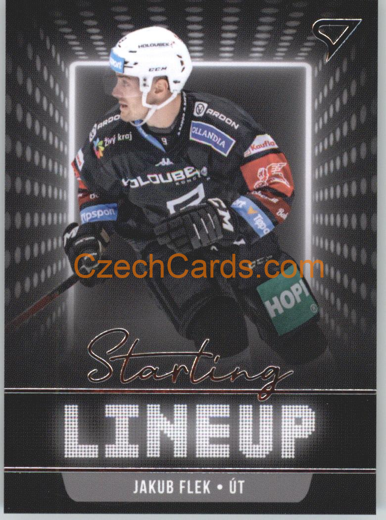 Jakub Flek 2021/22 SportZoo Tipsport EHL Starting LineUp #SLU-64