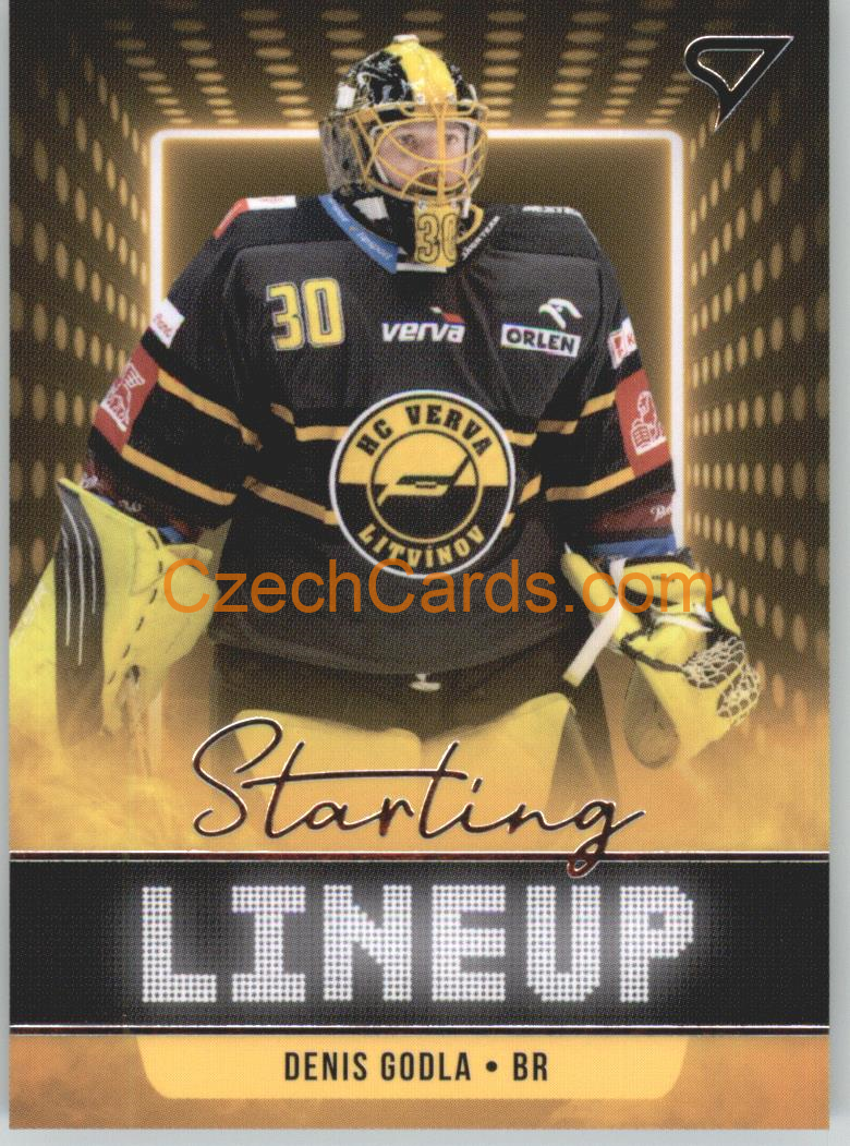 Denis Godla 2021/22 SportZoo Tipsport EHL Starting LineUp #SLU-67