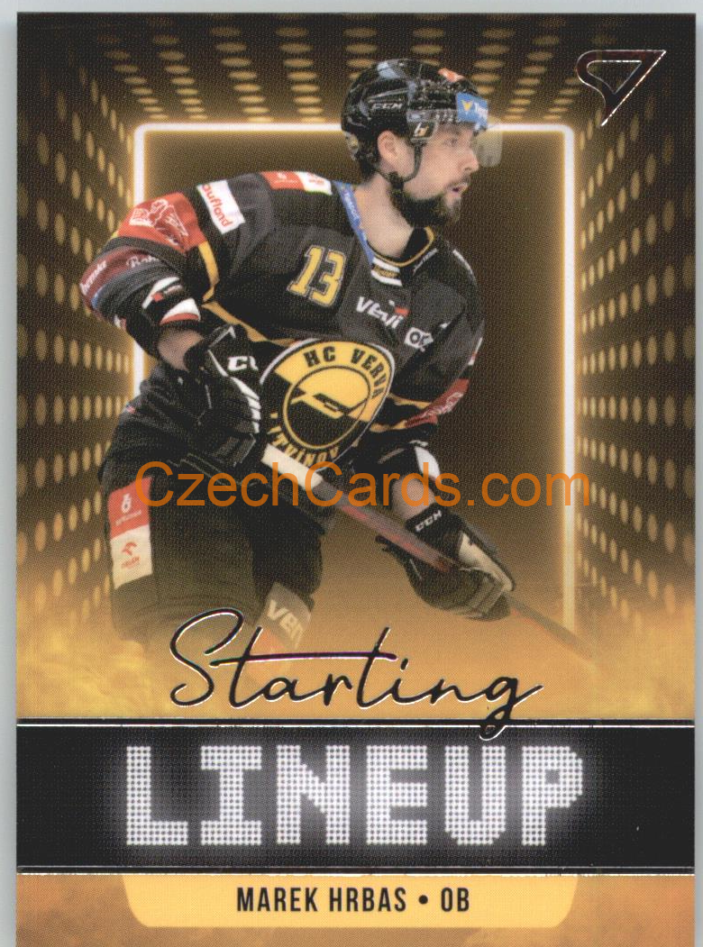 Marek Hrbas 2021/22 SportZoo Tipsport EHL Starting LineUp #SLU-69