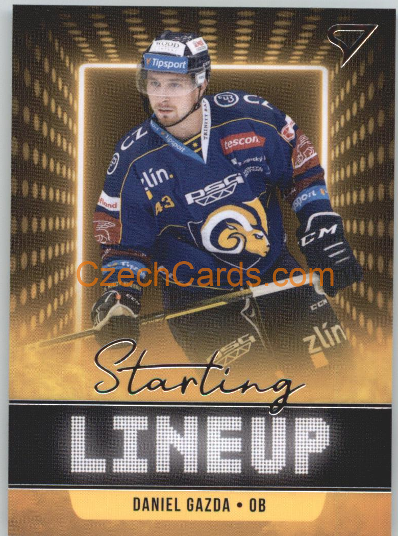Daniel Gazda 2021/22 SportZoo Tipsport EHL Starting LineUp #SLU-74