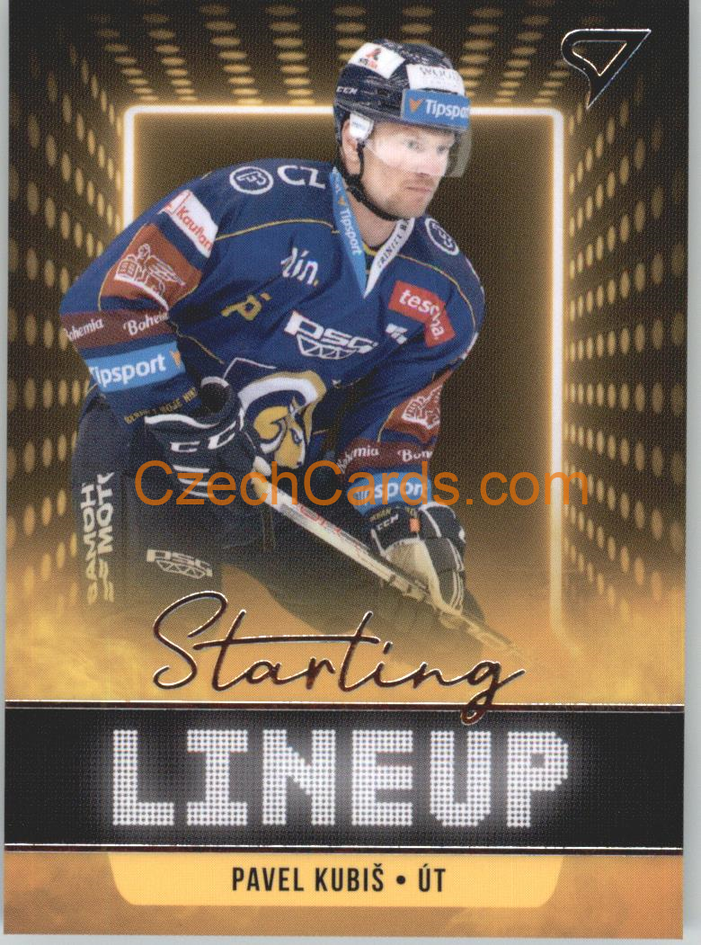 Pavel Kubiš 2021/22 SportZoo Tipsport EHL Starting LineUp #SLU-76