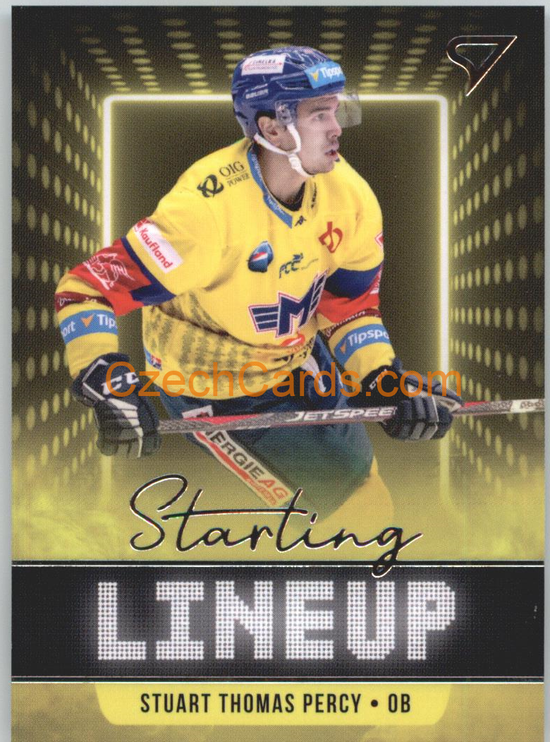 Stuart Thomas Percy 2021/22 SportZoo Tipsport EHL Starting LineUp #SLU-80