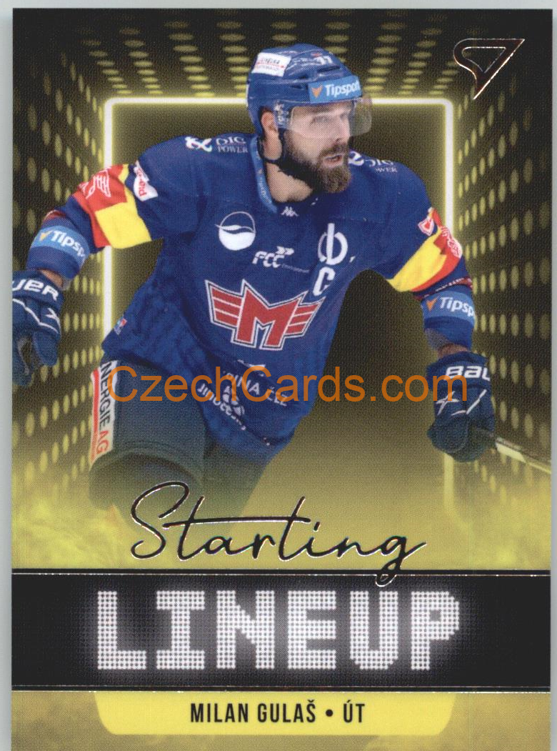 Milan Gulaš 2021/22 SportZoo Tipsport EHL Starting LineUp #SLU-82