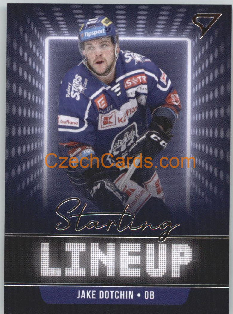 Jake Dotchin 2021/22 SportZoo Tipsport EHL Starting LineUp #SLU-86