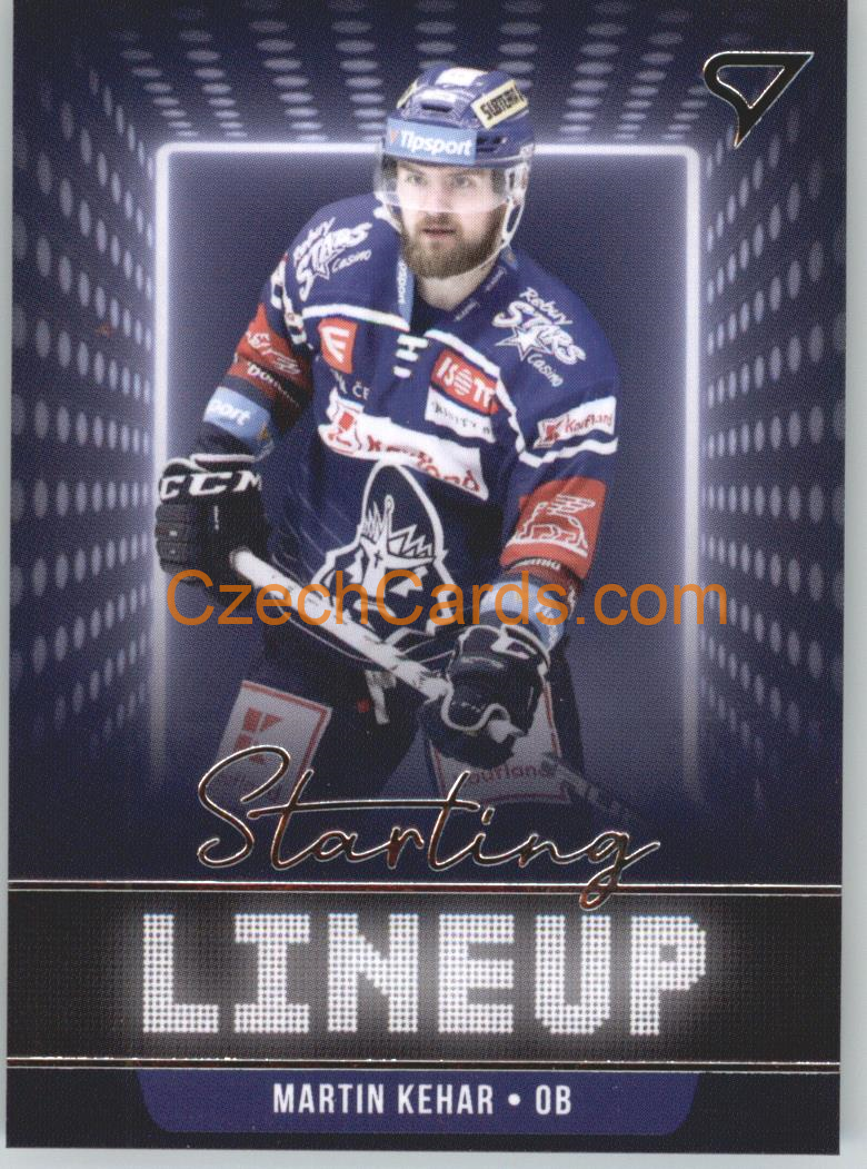 Martin Kehar 2021/22 SportZoo Tipsport EHL Starting LineUp #SLU-87