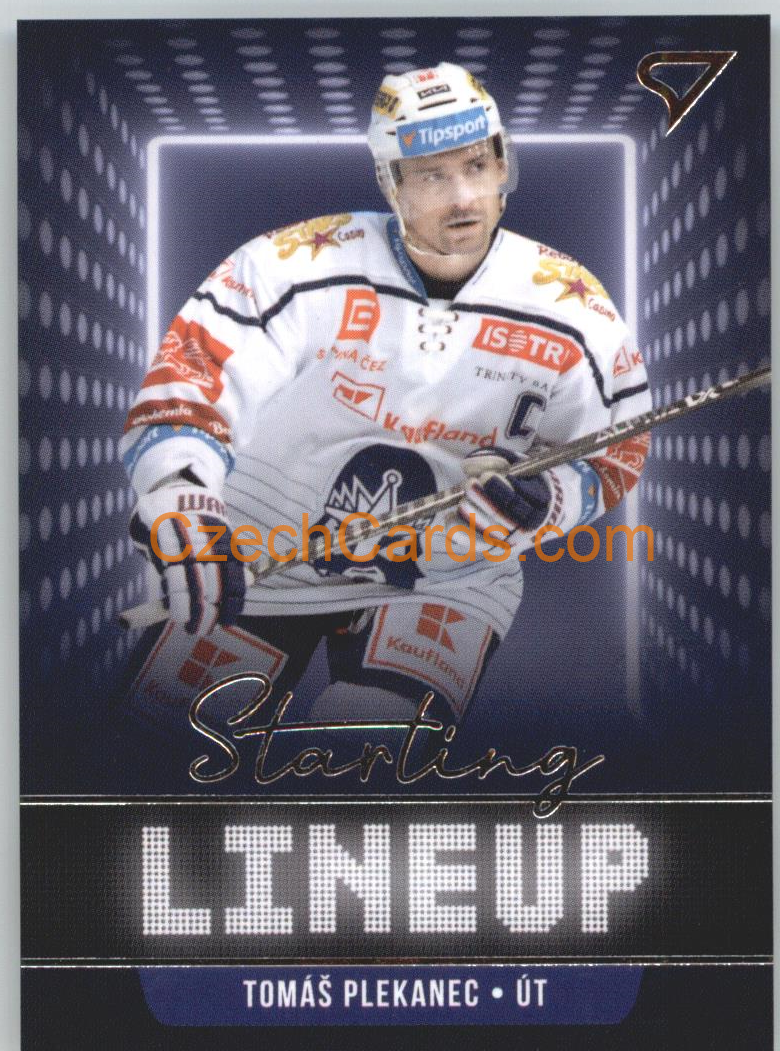 Tomáš Plekanec 2021/22 SportZoo Tipsport EHL Starting LineUp #SLU-89
