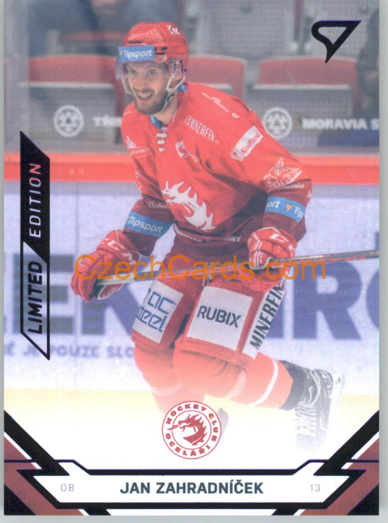 Jan Zahradníček 2021/22 SportZoo Tipsport limited blue /99 #273 