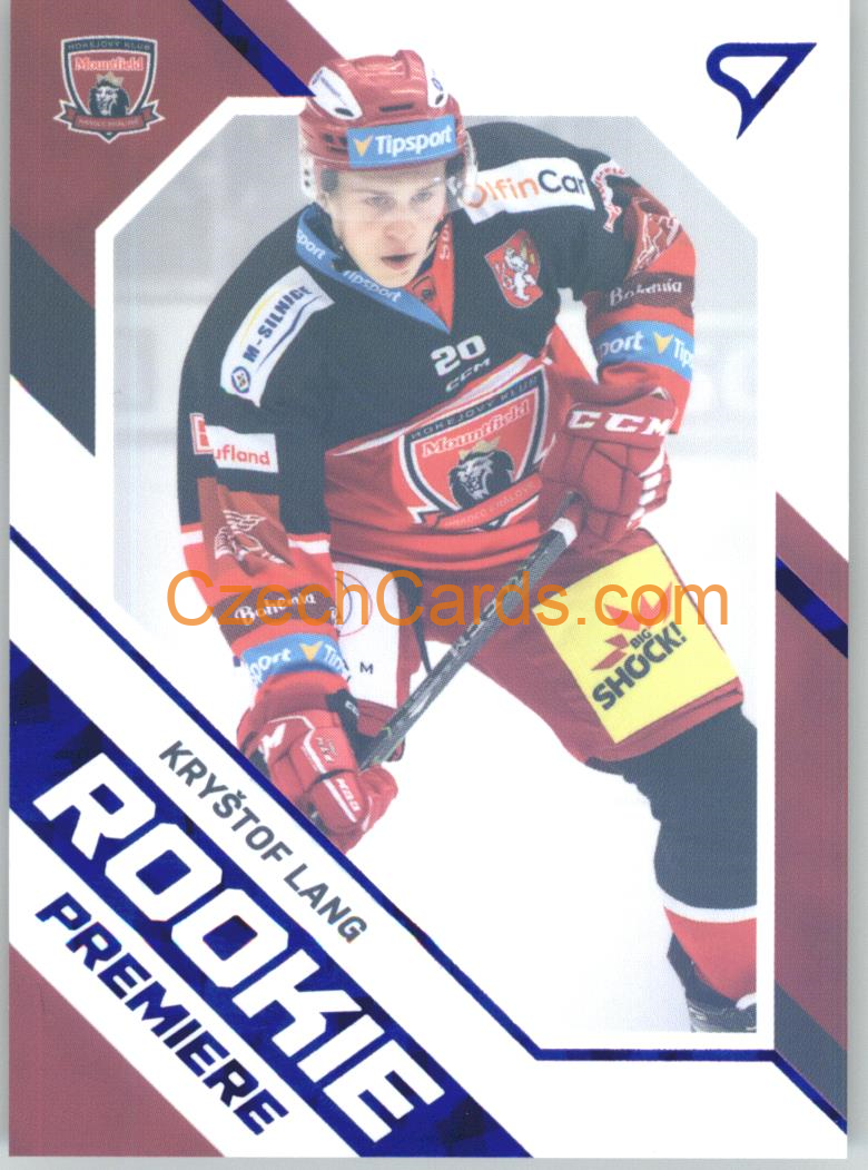 Kryštof Lang 2021/22 SportZoo Tipsport Rookie Premiere blue /149 #363